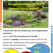 Fachberatung: Anlagenwettbewerb 2026 – Unsere Gärten leben