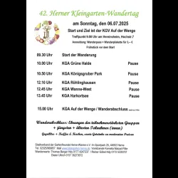 Ablaufplan des Wandertages